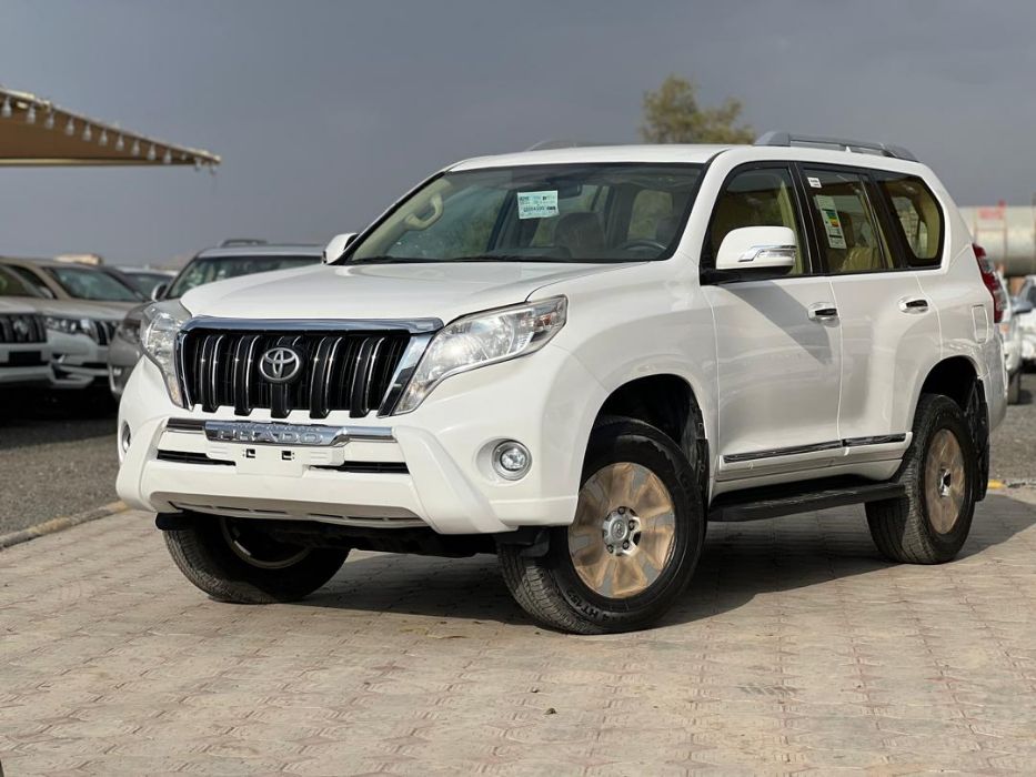 برادو ابيض بدون فتحه
