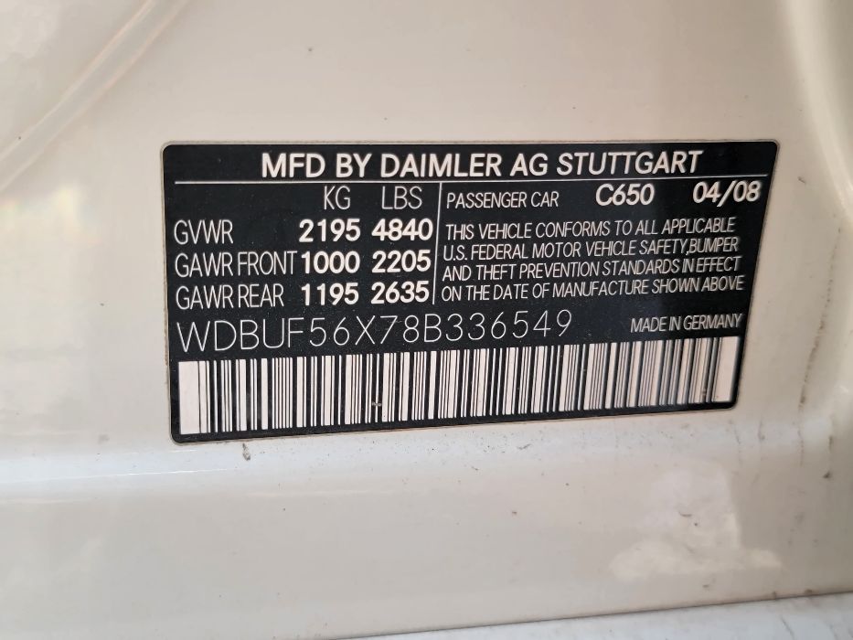 MERCEDES-BENZ_ E350 2008 NUMBER ONE ZERO